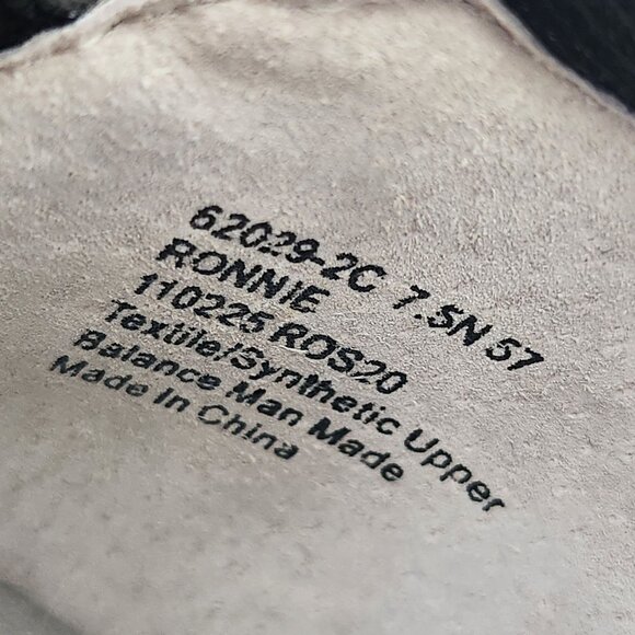 Ros Hommerson Ronnie Silver Shiny Metallic Ballet Flats Glam Feminine Party 7.5 - Picture 8 of 10